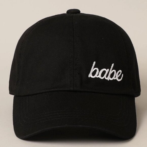 Babe Embroidery Baseball Cap - Picture 3 of 5